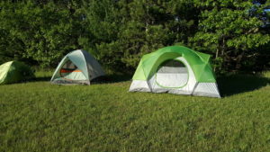 Camping at conference